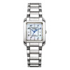 Montre Citizen Ladies Square Eco-drive Cadran Blanc Bracelet Acier Inoxydable