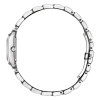 Montre Citizen Ladies Square Eco-drive Cadran Blanc Bracelet Acier Inoxydable