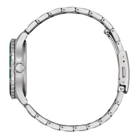 Montre Citizen Platform Sporty - Eco-drive Cadran Vert Bracelet Acier Inoxydable