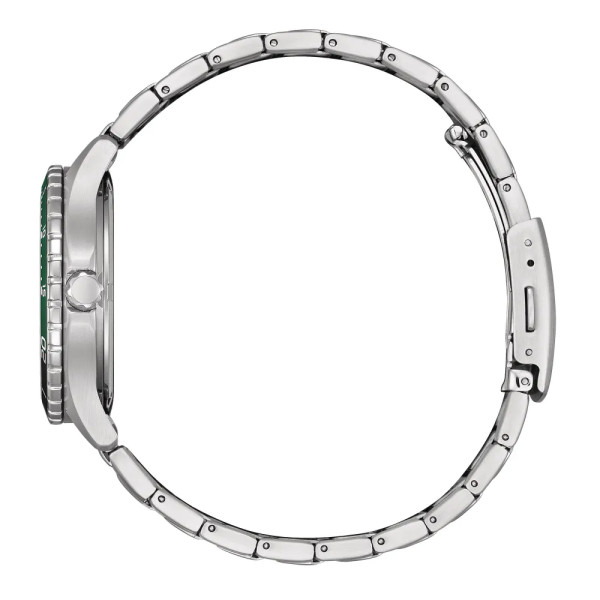 Montre Citizen Platform Sporty - Eco-drive Cadran Vert Bracelet Acier Inoxydable