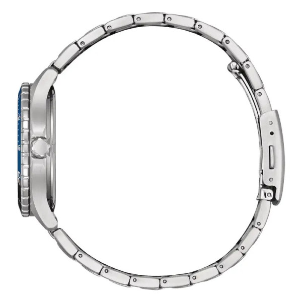 Montre Citizen Platform Sporty - Eco-drive Cadran Bleu Bracelet Acier Inoxydable