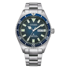 Montre Citizen Challenge Diver Automatic Cadran Bleu Bracelet Acier Inoxydable