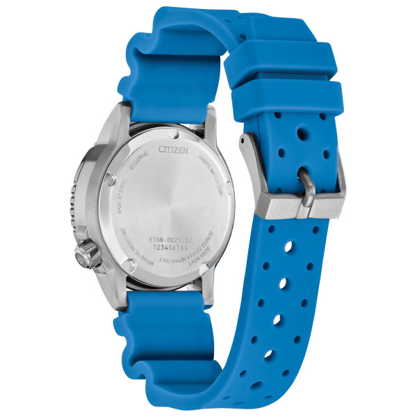 Montre Citizen Promaster Marine Eco-drive Cadran Bleu Bracelet Caoutchouc