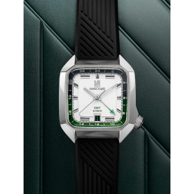 Montre MARCH LA.B AM2 GMT Automatique White Bracelet Silicone