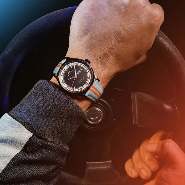 Montre Mido Multifort Chronometer 1 Racer 42mm Cadran Noir Bracelet Cuir