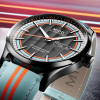 Montre Mido Multifort Chronometer 1 Racer 42mm Cadran Noir Bracelet Cuir Bleu