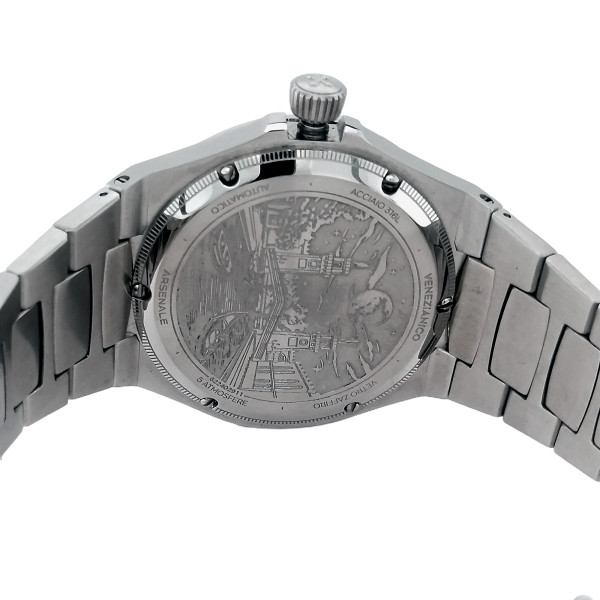 Montre Occasion Venezianico Arsenale Meteorite Bracelet Acier