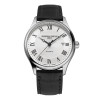 Montre Frederique Constant Classics Automatic Automatique Cadran Argent Bracelet Cuir de veau