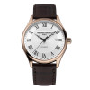 Montre Frederique Constant Classics Automatic Automatique Cadran Argent Bracelet Cuir de veau