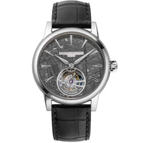 Montre Frederique Constant Manufacture Classics Tourbillon Cadran Gris Bracelet Cuir Alligator