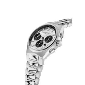 Montre Frederique Constant Highlife Chronograph Automatic Automatique Cadran Noir Bracelet Acier inoxydable