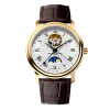Montre Frederique Constant Classics Heart Beat Moonphase Date Automatique Cadran Argent Bracelet Cuir de veau