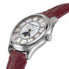 Montre Frederique Constant Classics Elegance Luna Automatique Cadran Blanc Bracelet Cuir de veau
