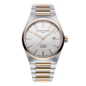 Montre Frederique Constant Highlife Automatic Cosc Automatique Cadran Argent Bracelet Acier inoxydable
