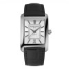 Montre Frederique Constant Classics Carree Automatic Automatique Cadran Argent Bracelet Cuir de veau