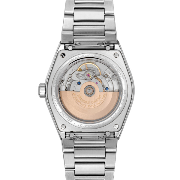 Montre Frederique Constant Highlife Automatic Cosc Automatique Cadran Bleu Bracelet Acier inoxydable