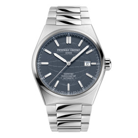 Montre Frederique Constant Highlife Automatic Cosc Automatique Cadran Bleu Bracelet Acier inoxydable