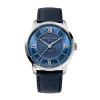 Montre Frederique Constant Classics Premiere Automatique Cadran Bleu Bracelet Cuir de veau