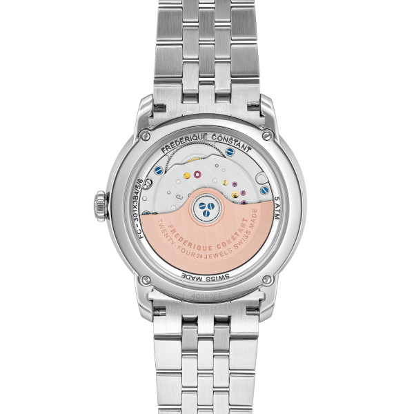 Montre Frederique Constant Classics Premiere Automatique Cadran Bleu Bracelet Acier inoxydable