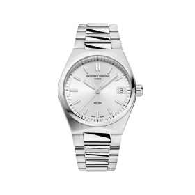 Montre Frederique Constant Highlife Ladies Quartz Quartz Cadran Argent Bracelet Acier inoxydable
