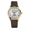 Montre Frederique Constant Classics Slimline Ladies Moonphase Quartz Cadran Argent Bracelet Cuir de veau