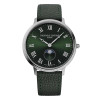 Montre Frederique Constant Classics Moonphase Quartz Cadran Vert Bracelet Cuir de veau