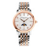 Montre Frederique Constant Classics Slimline Ladies Moonphase Quartz Cadran Nacre Bracelet Acier inoxydable