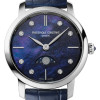Montre Frederique Constant Classics Slimline Ladies Moonphase Quartz Cadran Nacre Bracelet Cuir de veau