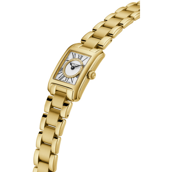 Montre Frederique Constant Classics Carree Ladies Quartz Cadran Argent Bracelet Acier inoxydable