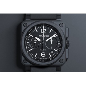 Montre BR03-94 automatique en céramique noire mat BELL & ROSS