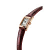 Montre Frederique Constant Classics Carree Ladies Quartz Cadran Argent Bracelet Cuir de veau