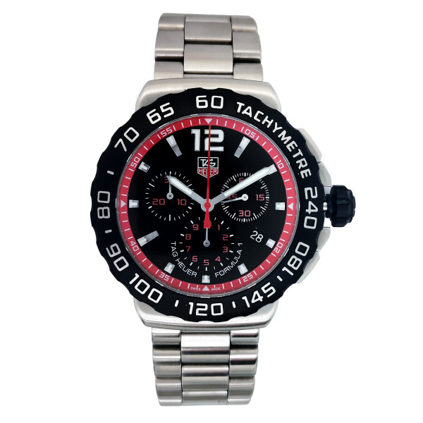 Montre Occasion Tag Heuer Formula 1 Chrono Cadran Noir Bracelet Acier
