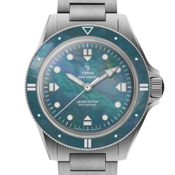 Montre Yema Navygraf Pearl CMM.20 Edition Limitée Bracelet Acier