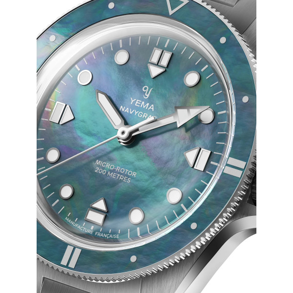 Montre Yema Navygraf Pearl CMM.20 Edition Limitée Bracelet Acier