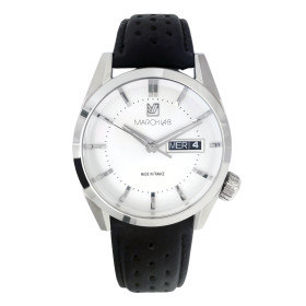 Montre Occasion MARCH LA.B AM89 Electrique Cadran White Bracelet Buffle