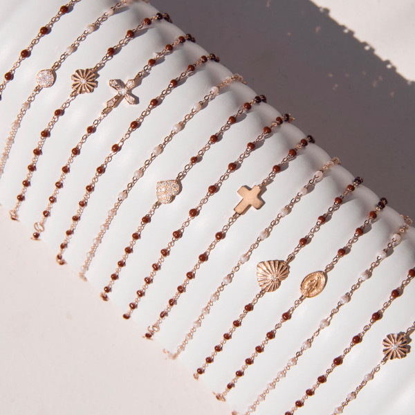 Bracelet gigi CLOZEAU Classique Or Rose 17cm