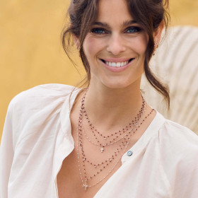 Collier gigi CLOZEAU Classique Or Rose 42cm