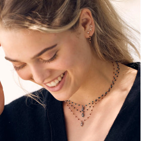 Pendentif gigi CLOZEAU Karma Or Rose