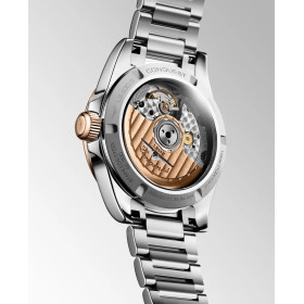 Montre Longines Conquest Cadran Nacre Serti Bracelet Acier