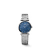 Montre La Grande Classique De Longines Cadran Nacre bleue Bracelet Acier 24mm