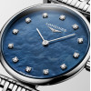 Montre La Grande Classique De Longines Cadran Nacre bleue Bracelet Acier