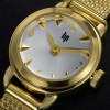 Montre LIP Henriette Cadran Argenté Bracelet Acier Inoxydable