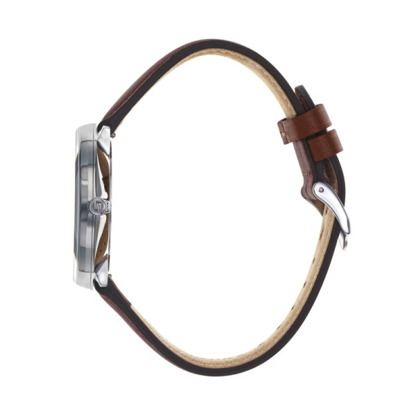 Montre LIP Dauphine 38 Cadran vert Bracelet Cuir Brun