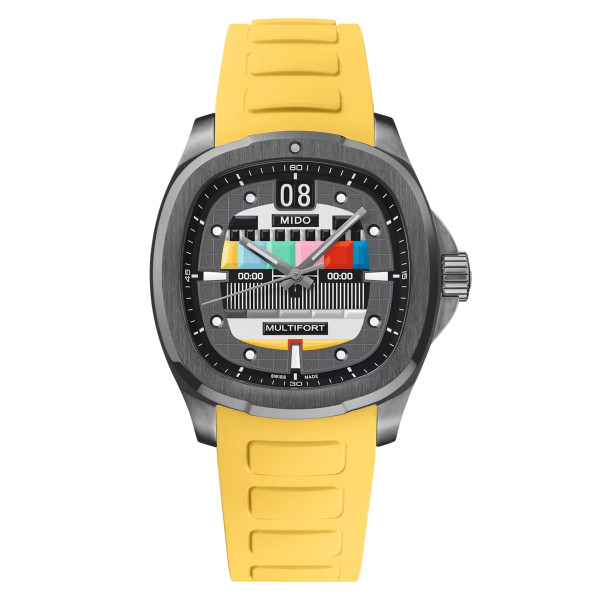 Montre Mido Multifort TV Big Date S01E02 Acier Inoxydable PVD Anthracite