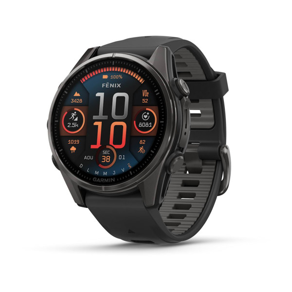 copy of Montre Garmin Fenix 7 Pro Sapphire Solar Edition Carbone Gris DLC Titane Bracelet Noir