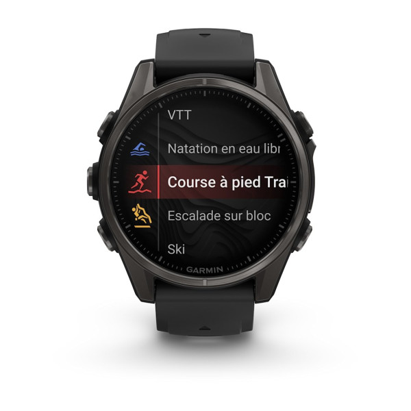 copy of Montre Garmin Fenix 7 Pro Sapphire Solar Edition Carbone Gris DLC Titane Bracelet Noir