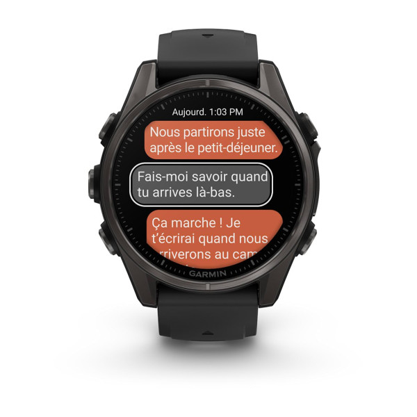 copy of Montre Garmin Fenix 7 Pro Sapphire Solar Edition Carbone Gris DLC Titane Bracelet Noir