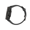 Montre Garmin Fenix 8 Solar 43mm AMOLED Sapphire Titane Carbon Gray DLC Bracelet Noir/Gris 
