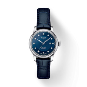 Montre Tissot Le Locle 29mm Cadran Bleu Bracelet Cuir Bleu