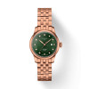 Montre Tissot Le Locle 29mm Cadran Vert Serti Bracelet PVD Rose